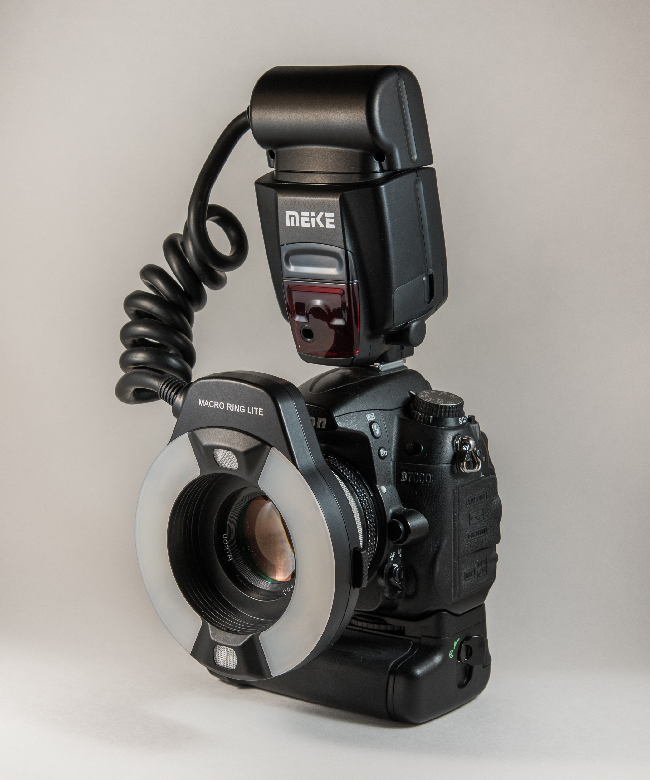 MEKE MK-14EXT-N I-TTL マクロリングフラッシュ Nikon D7100 D7000
